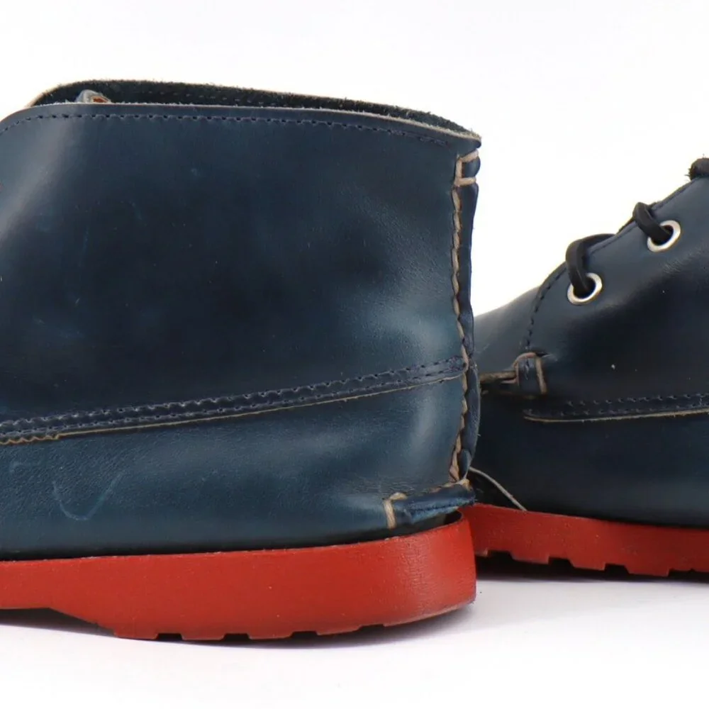 Quoddy Kennebec USA Made Moccasin Boots - Vibram Lug Sole - Mens Size 7.5D - Picture 5 of 16